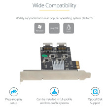 StarTech.com 8P6G-PCIE-SATA-CARD interface cards / adapter