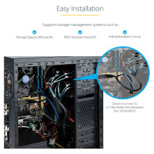 „StarTech.com“ 8P6G-PCIE-SATA-CARD sąsajos plokštės / adapteriai