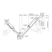 Equip 650138 monitor mount / stand Equip 650138 monitor mount / stand