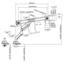 Equip 650161 monitor mount / stand Equip 650161 monitor mount / stand