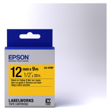 „Epson LK-4YBP“ etikečių spausdinimo juosta „Epson LK-4YBP“ etikečių spausdinimo juosta