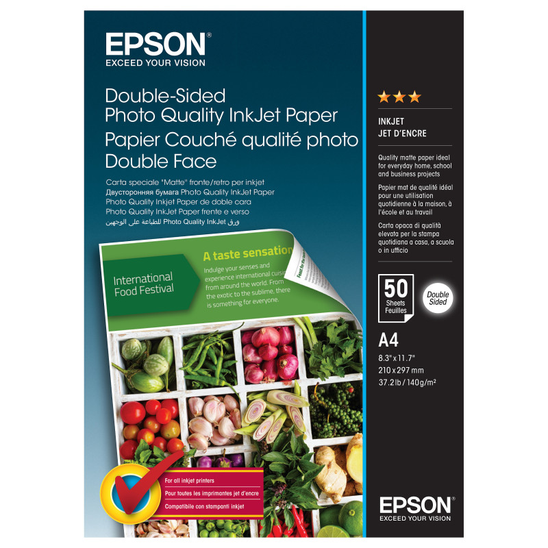 „Epson“ dvipusis nuotraukų kokybės rašalinis spausdinimo popierius