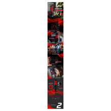 „HyperX QuadCast“ – USB mikrofonas (juodas-raudonas) – raudonas apšvietimas