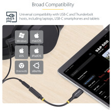 StarTech.com USBCAUDIO2 audio cable StarTech.com USBCAUDIO2 audio cable