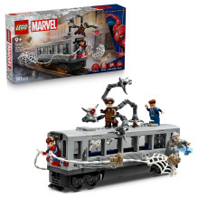 LEGO Spider-Man vs. Doc Ock Subway Train Scene
