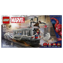LEGO Spider-Man vs. Doc Ock Subway Train Scene