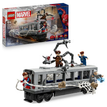LEGO Spider-Man vs. Doc Ock Subway Train Scene