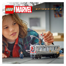 LEGO Spider-Man vs. Doc Ock Subway Train Scene