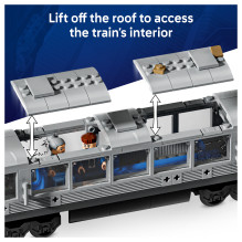 LEGO Spider-Man vs. Doc Ock Subway Train Scene
