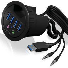 ICY BOX IB-HUB1403A socket-outlet