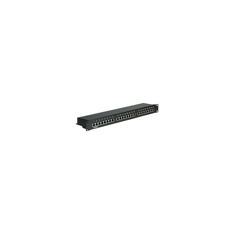VALUE Cat.5e Patch Panel 24P, STP, black