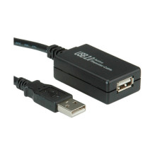 VALUE USB A / USB AM / F 12 m USB kabelis