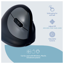 R-Go Tools RGOHBRSWLBL mouse
