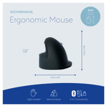 R-Go Tools RGOHBRSWLBL mouse
