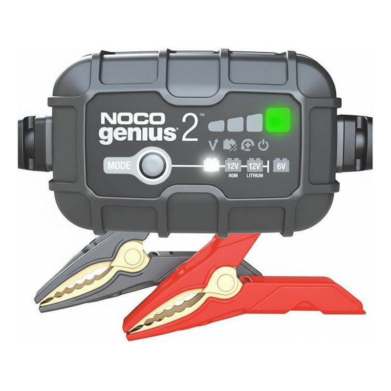 NOCO GENIUS2EU, 2A akumuliatorių įkroviklis, Genius akumuliatorių įkrovikliai