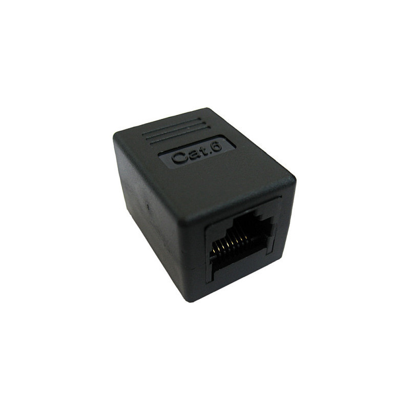 VALUE RJ-45 modulinė jungtis, Cat.6, neekranuota, juoda