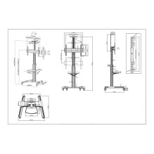 Manhattan 461245 TV mount / stand Manhattan 461245 TV mount / stand