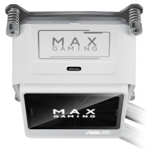 ASUS MAX Gaming LC 360 ARGB LCD baltos versijos