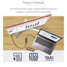 „StarTech.com“ USB32HDES USB grafikos adapteris