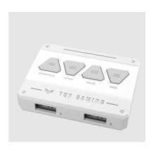 ASUS TUF GAMING TF120 ARGB WHITE EDITION 3IN1 NAUDOJIMAS