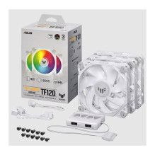ASUS TUF GAMING TF120 ARGB WHITE EDITION 3IN1