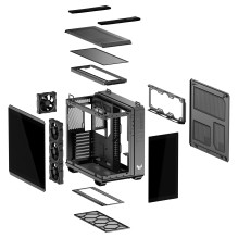 ASUS TUF GAMING GT502 HORIZON TG ARGB BLACK