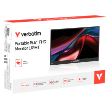 Verbatim Portable 15.6" FHD Monitor LIGHT Verbatim Portable 15.6" FHD Monitor LIGHT