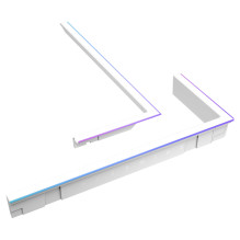 ASUS TUF GAMING GT502 HORIZON ARGB APŠVIETIMO RINKINYS, BALTA