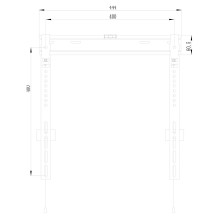 Equip 650363 signage display mount