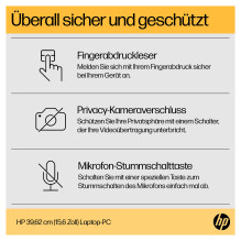 HP nešiojamas kompiuteris 15-fc0676ng RYZ7 7730U / 16GB / 1TBSSD / W11 Home Sidabras