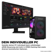 HP OMEN GT16-0083ng 35L RYZ7 8700F / 32GB / 3TBSSD / RTX5070Ti / W11 namams HP OMEN GT16-0083ng 35L RYZ7 8700F / 32GB / 3TBSSD / RTX5070Ti / W11 namams