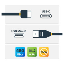 StarTech.com USB2CMB2M USB cable StarTech.com USB2CMB2M USB cable