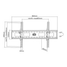 Manhattan 423830 TV mount / stand Manhattan 423830 TV mount / stand