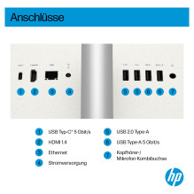 Daugiafunkcis kompiuteris HP 27-ct2073ng RYZ AI 7 350 / 16GB / 512SSD / W11 Home Daugiafunkcis kompiuteris HP 27-ct2073ng RYZ AI 7 350 / 16GB / 512SSD / W11 Home