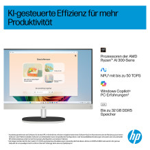Daugiafunkcis kompiuteris HP 27-ct2073ng RYZ AI 7 350 / 16GB / 512SSD / W11 Home Daugiafunkcis kompiuteris HP 27-ct2073ng RYZ AI 7 350 / 16GB / 512SSD / W11 Home