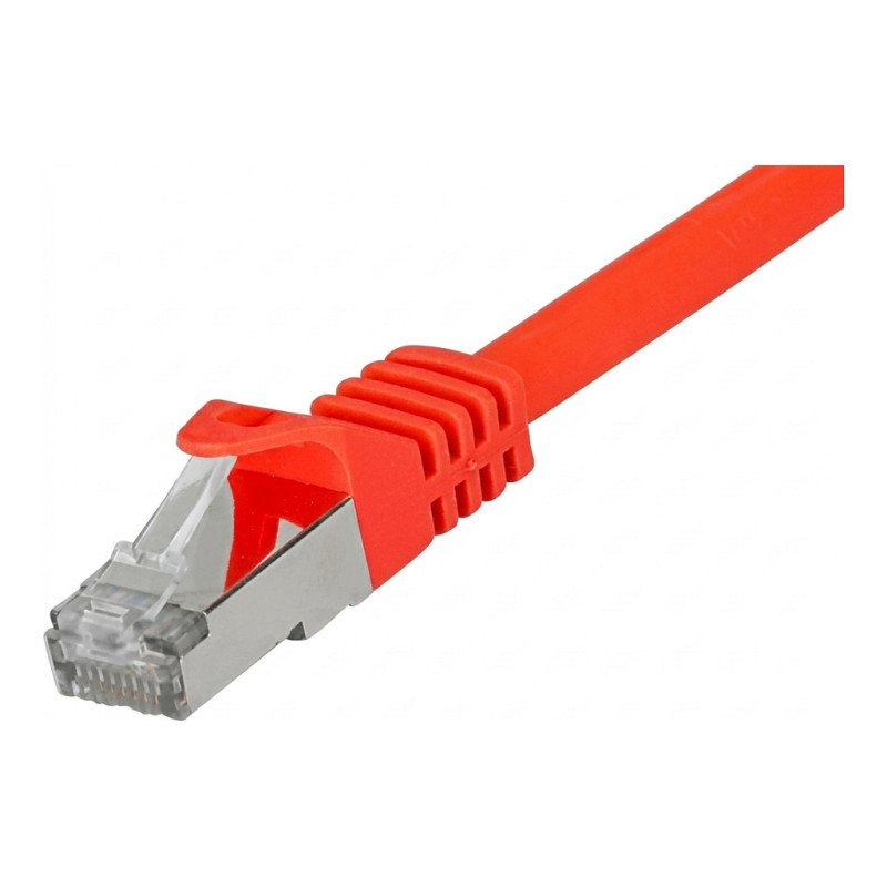 Patchk.CAT7 / 6a S / FTP 2m raudonas RJ45 be halogenų (LSZH)