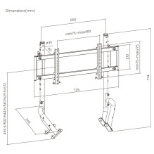 Oplite OP-R8-SMSB monitor mount / stand