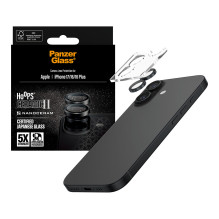 „PanzerGlass ® Hoops® Ceramic II“ kameros objektyvo apsauga, skirta „iPhone 17“, „iPhone 16“, „16 Plus“