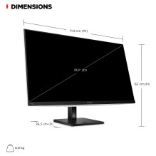 HP OMEN Transcend 31,5 colio UHD 240Hz OLED žaidimų monitorius – Transcend 32 kompiuterio monitorius