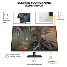 HP OMEN Transcend 31,5 colio UHD 240Hz OLED žaidimų monitorius – Transcend 32 kompiuterio monitorius