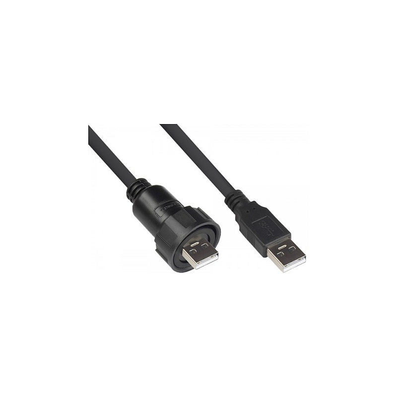 Good Connections industrial plug S4 -USB 2.0 AA 1m cable