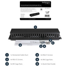 StarTech.com CMDUCT2U rack accessory