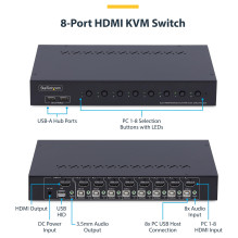 „StarTech.com“ R8AH202-KVM-SWITCH KVM komutatorius