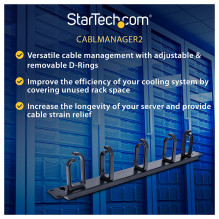 „StarTech.com“ CABLMANAGER2 stovo priedas „StarTech.com“ CABLMANAGER2 stovo priedas