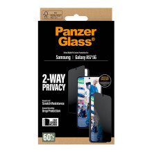„PanzerGlass“ privatumo ekrano apsauga UWF – skaidri – „Samsung Galaxy A57 5G“