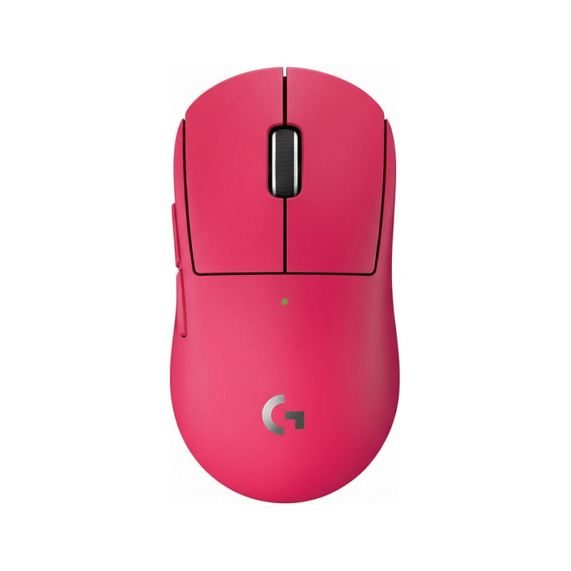 „Logitech G PRO X SUPERLIGHT 2C“ pelė – 5 mygtukai – belaidė, laidinė – 2,4 GHz, USB – rožinė