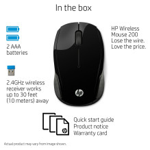 HP 200 belaidė pelė HP 200 belaidė pelė