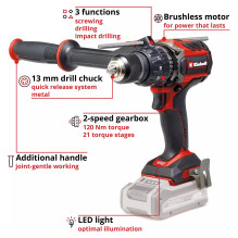 Einhell TP-CD 18 / 120 Li-i BL
