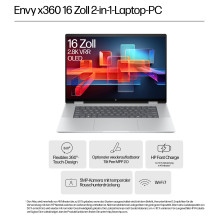 HP ENVY x360 16-ad0177ng RYZ7 8840HS / 16GB / 1TBSSD / W11 Home Touch HP ENVY x360 16-ad0177ng RYZ7 8840HS / 16GB / 1TBSSD / W11 Home Touch