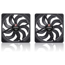 Noctua NF-A14X25 G2 PWM SX2-PP CHROMAX.BLACK computer cooling system